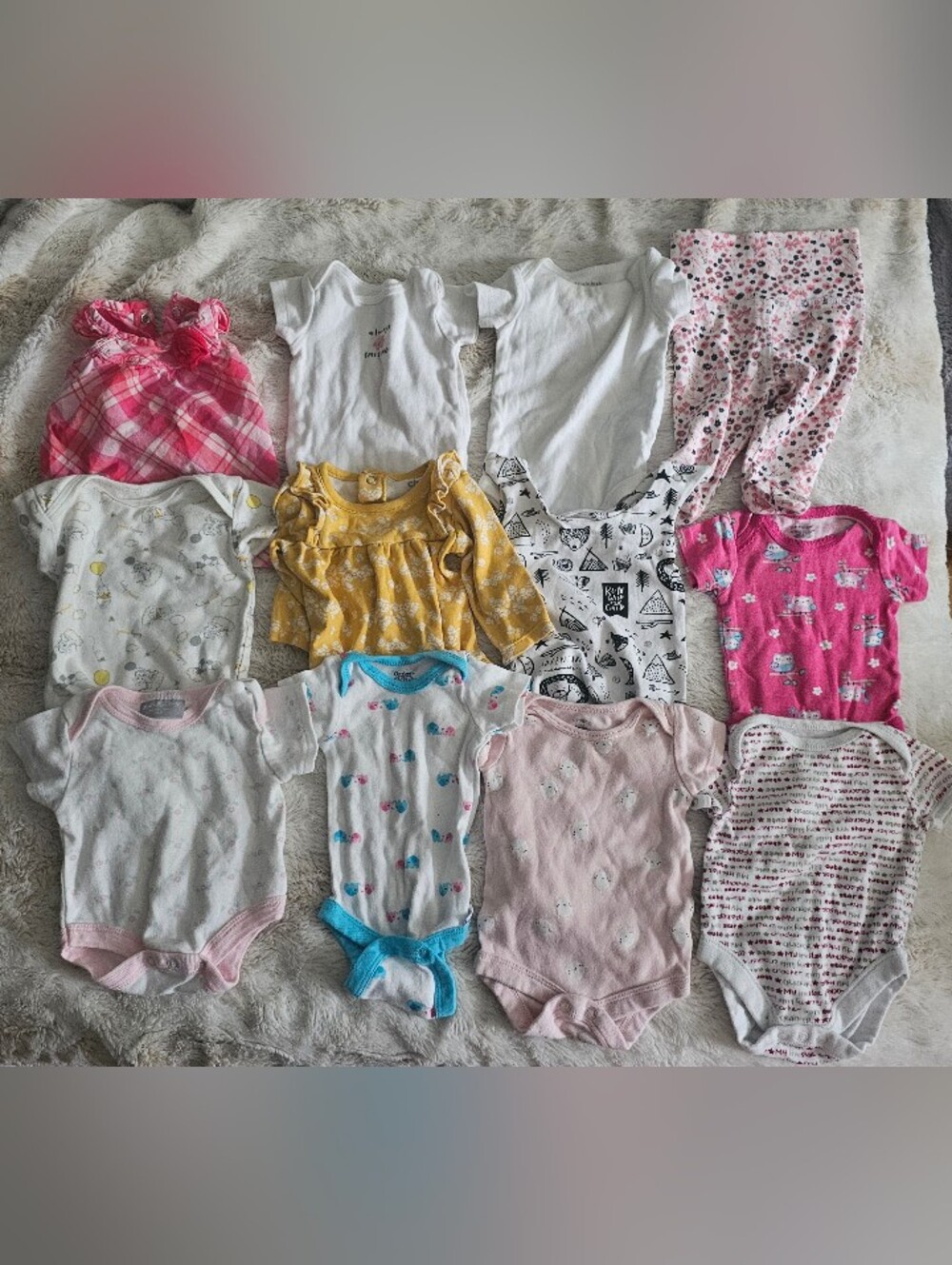 Newborn Baby Girl Onesies